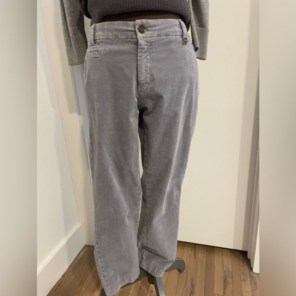 Mason gray corduroy slack style pant